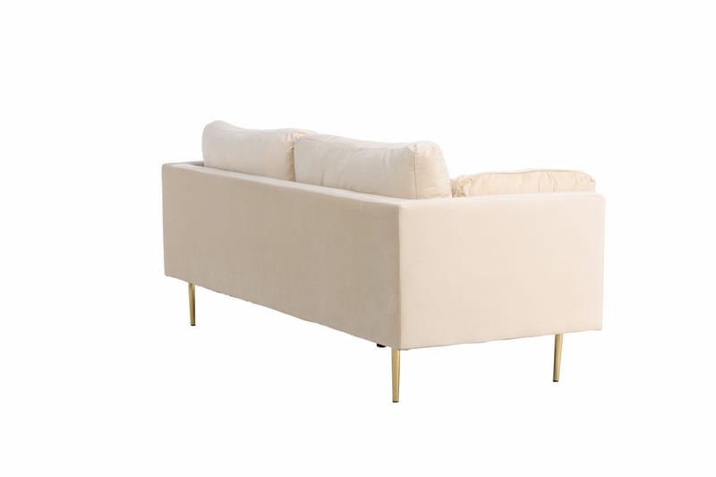 Boom Sammetssoffa 3-sits - Beige - Möbler - Vardagsrum - Soffor - Sammetssoffor