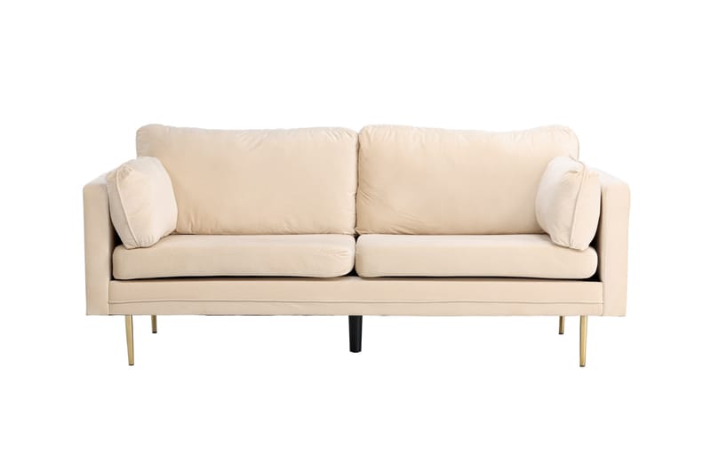 Boom Sammetssoffa 3-sits - Beige - Möbler - Vardagsrum - Soffor - Sammetssoffor