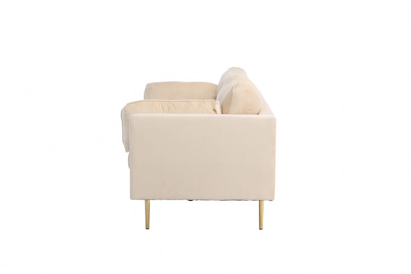Boom Sammetssoffa 3-sits - Beige - Möbler - Vardagsrum - Soffor - Sammetssoffor