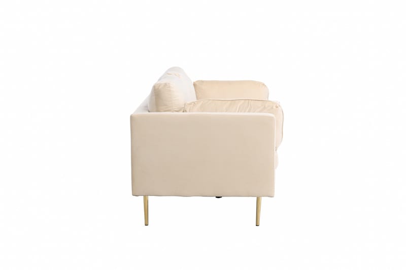 Boom Sammetssoffa 3-sits - Beige - Möbler - Vardagsrum - Soffor - Sammetssoffor