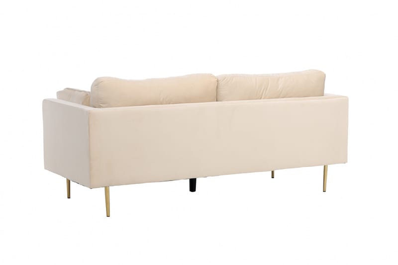 Boom Sammetssoffa 3-sits - Beige - Möbler - Vardagsrum - Soffor - Sammetssoffor
