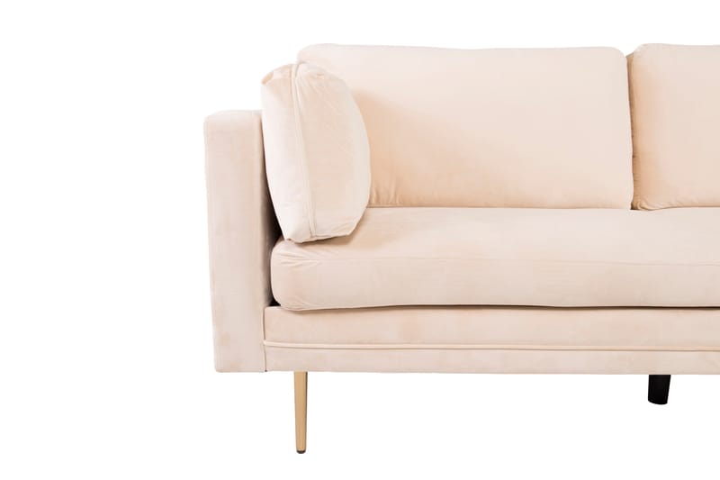 Boom Sammetssoffa 3-sits - Beige - Möbler - Vardagsrum - Soffor - Sammetssoffor