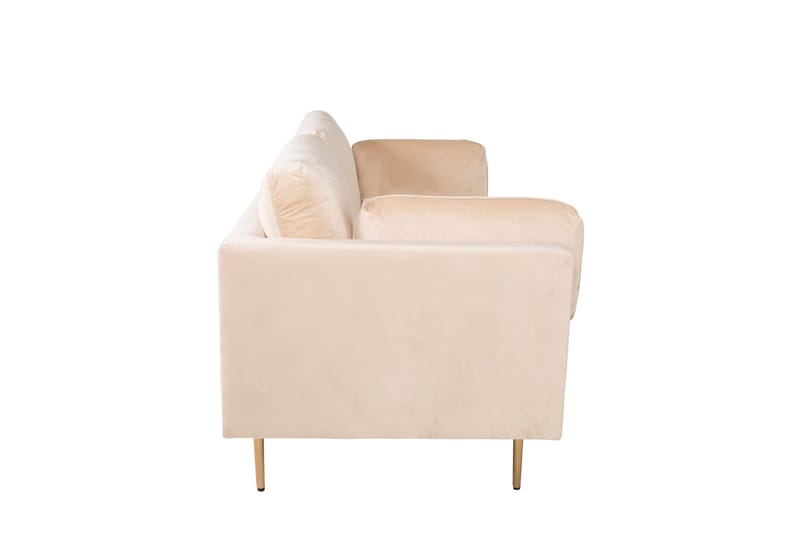 Boom Sammetssoffa 3-sits - Beige - Möbler - Vardagsrum - Soffor - Sammetssoffor
