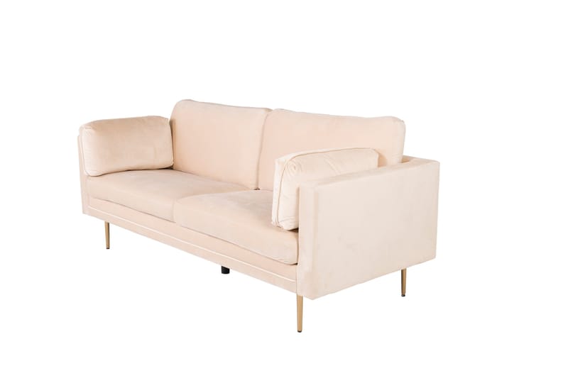 Boom Sammetssoffa 3-sits - Beige - Möbler - Vardagsrum - Soffor - Sammetssoffor