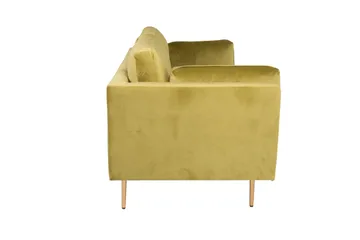 Boom Sammetssoffa 3-sits - Grön - Möbler - Vardagsrum - Soffor - Sammetssoffor