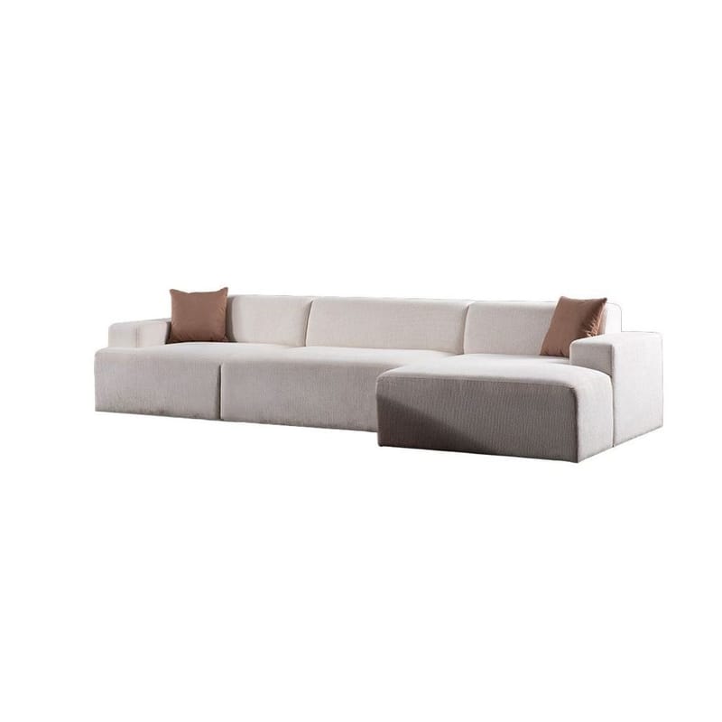 Branorin 4-sits Soffa med Divan - Vit - Möbler - Vardagsrum - Soffor - Divansoffa & schäslong