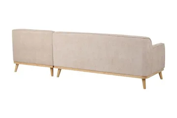 Bree Hörnsoffa 3-sits - Beige/Ljust trä - Möbler - Vardagsrum - Bäddsoffor - Bäddsoffa divan