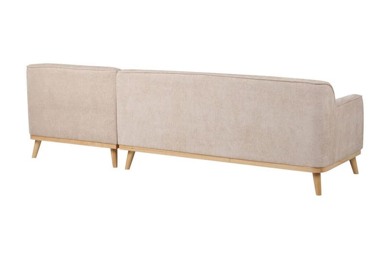 Bree Hörnsoffa 3-sits - Beige/Ljust trä - Möbler - Vardagsrum - Bäddsoffor - Hörnbäddsoffa