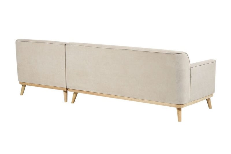 Bree Hörnsoffa 3-sits - Beige/Ljust trä - Möbler - Vardagsrum - Bäddsoffor - Hörnbäddsoffa