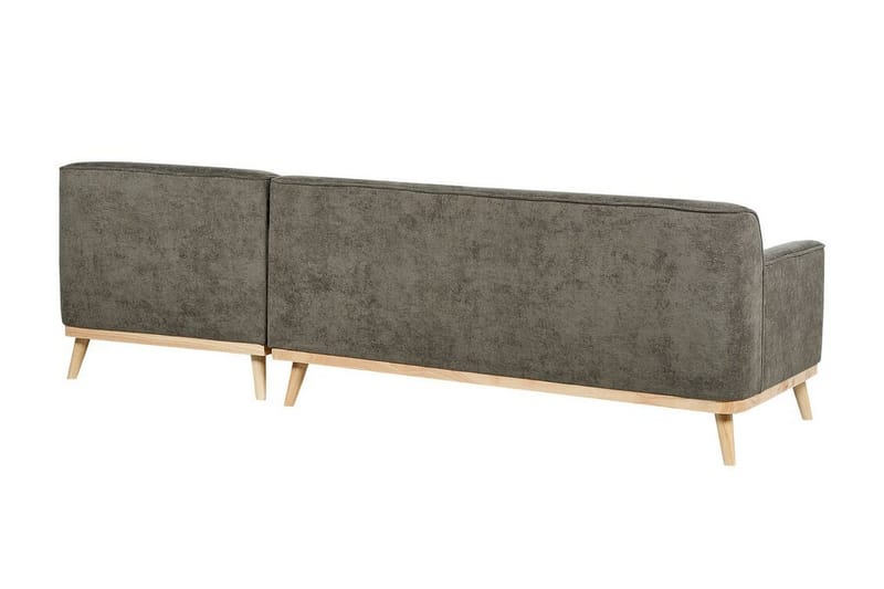 Bree Hörnsoffa 3-sits - Grön/Ljust trä - Möbler - Vardagsrum - Bäddsoffor - Hörnbäddsoffa