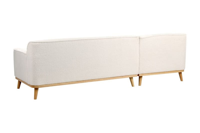 Bree Hörnsoffa 3-sits - Vit/Ljust trä - Möbler - Vardagsrum - Bäddsoffor - Hörnbäddsoffa