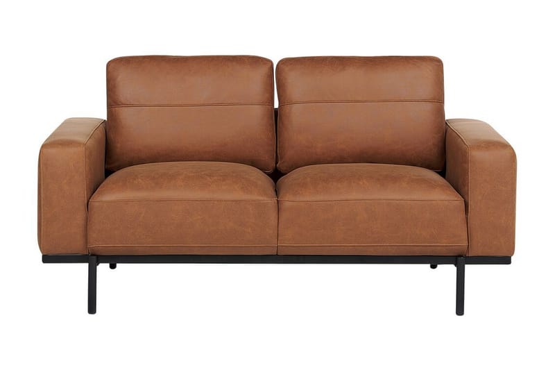 Bruna Soffa 2-sits - Brun - Möbler - Vardagsrum - Soffor - Skinnsoffor