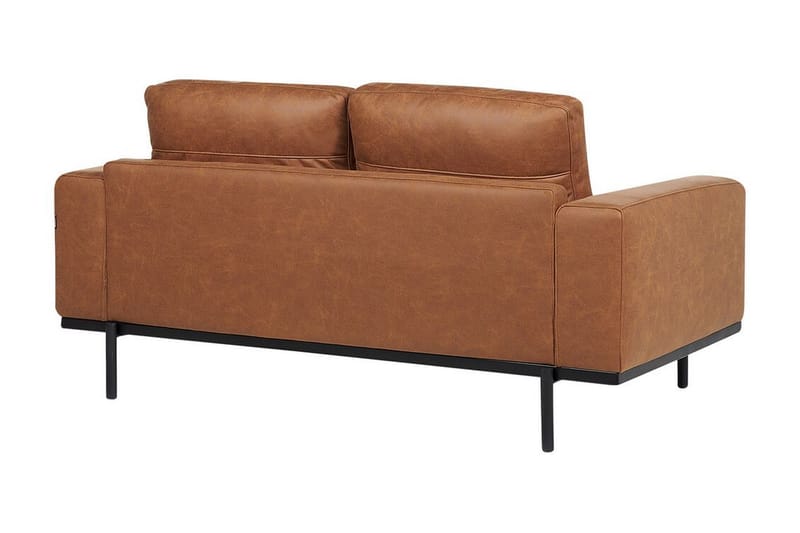 Bruna Soffa 2-sits - Brun - Möbler - Vardagsrum - Soffor - Skinnsoffor