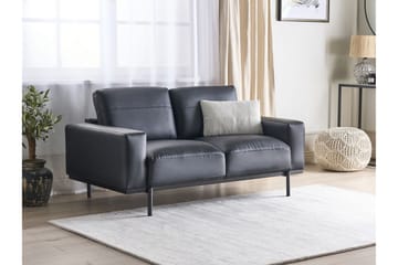 Bruna Soffa 2-sits - Svart - Möbler - Vardagsrum - Soffor - Skinnsoffor