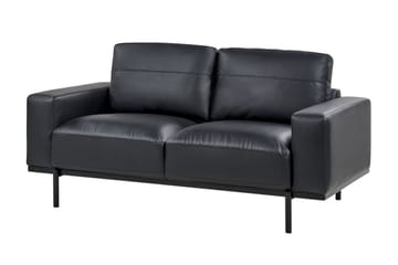 Bruna Soffa 2-sits - Svart - Möbler - Vardagsrum - Soffor - Skinnsoffor
