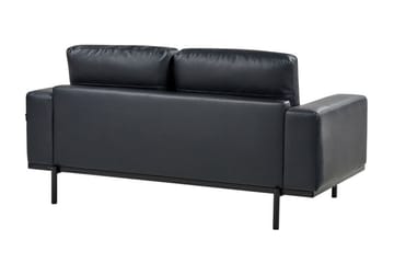 Bruna Soffa 2-sits - Svart - Möbler - Vardagsrum - Soffor - Skinnsoffor