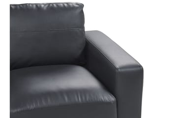 Bruna Soffa 2-sits - Svart - Möbler - Vardagsrum - Soffor - Skinnsoffor