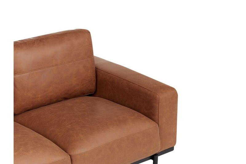 Bruna Soffa 3-sits - Brun - Möbler - Vardagsrum - Soffor - Skinnsoffor