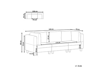 Buck Soffa 3-sits - Svart - Möbler - Vardagsrum - Soffor - 3-sits soffor