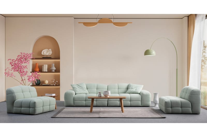 Buddy 3-sits Soffa - Grön - Möbler - Vardagsrum - Soffor - 3-sits soffor
