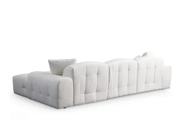 Buddy 4-sits Soffa med Divan - Vit - Möbler - Vardagsrum - Soffor - Divansoffa & schäslong