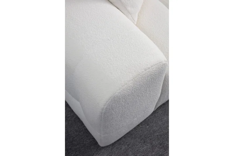 Buddy 4-sits Soffa med Divan - Vit - Möbler - Vardagsrum - Soffor - Divansoffa & schäslong