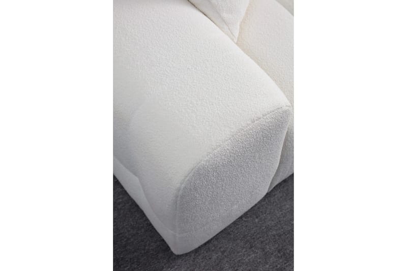 Buddy 4-sits Soffa med Divan - Vit - Möbler - Vardagsrum - Soffor - Divansoffa & schäslong