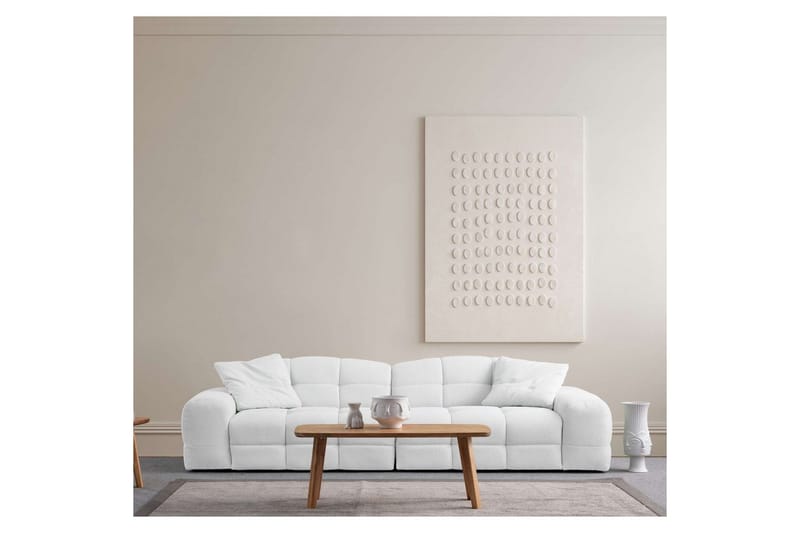 Buddy Soffa 3-sits - Vit - Möbler - Vardagsrum - Soffor - 3-sits soffor