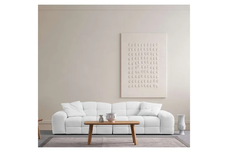 Buddy Soffa 3-sits - Vit - Möbler - Vardagsrum - Soffor - 3-sits soffor