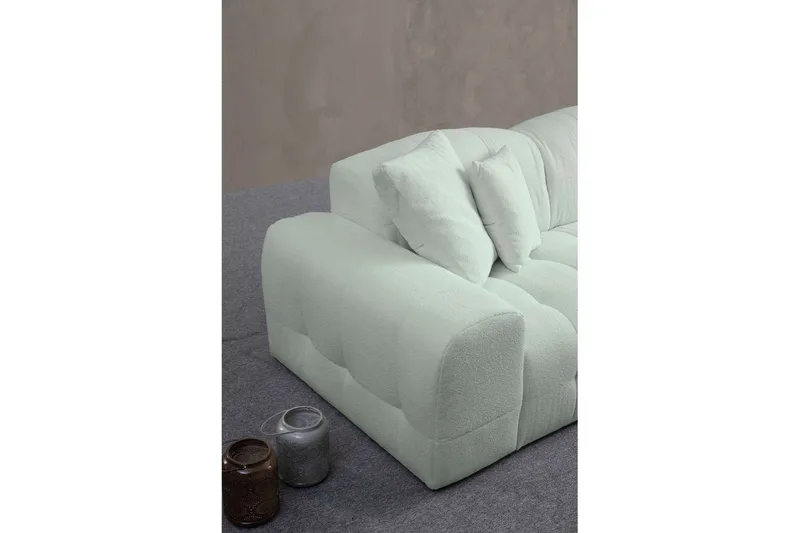 Buddy Soffa med Divan 4-sits - Grön - Möbler - Vardagsrum - Soffor - Divansoffa & schäslong