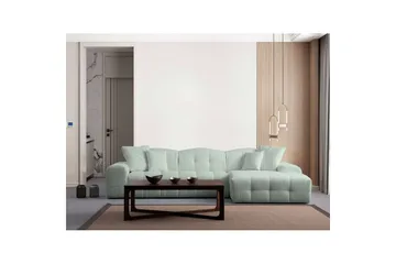 Buddy Soffa med Divan 4-sits - Grön - Möbler - Vardagsrum - Soffor - Divansoffa & schäslong