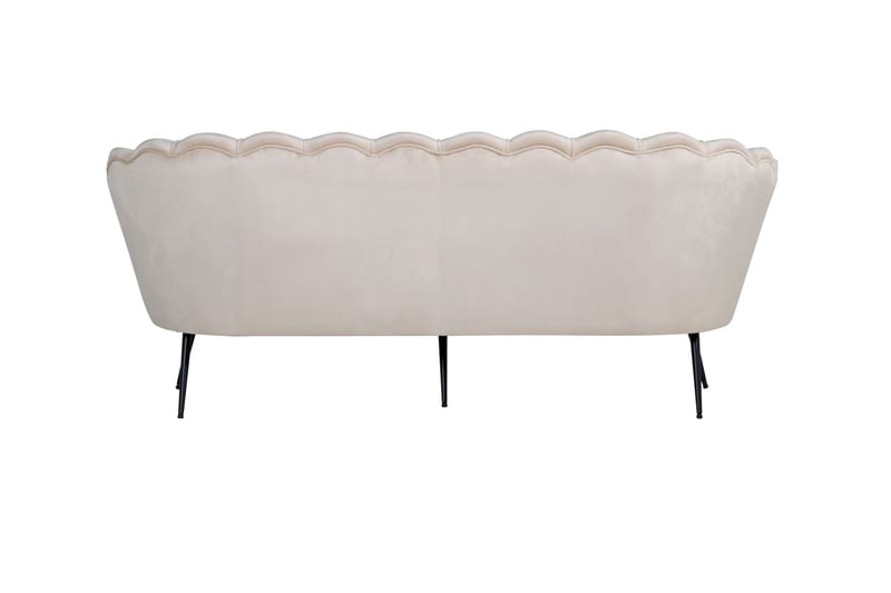 Calais 3-sits Soffa Sammet - Beige - Möbler - Vardagsrum - Soffor - Sammetssoffor