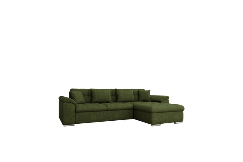 Camior Soffa med Divan 3-sits, Grön