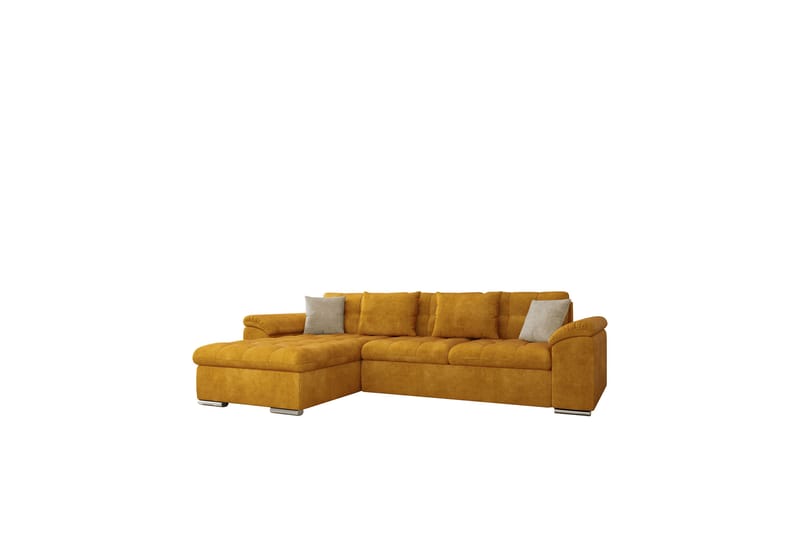 Camior Soffa med Divan 3-sits - Gul/Beige - Möbler - Vardagsrum - Soffor - Divansoffa & schäslong