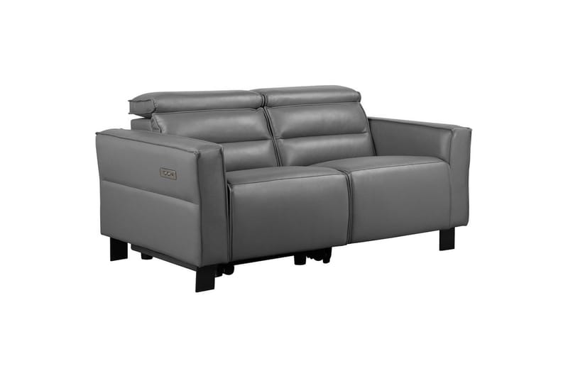 Carpari Reclinersoffa 2-sits - Grå - Möbler - Vardagsrum - Soffor - Skinnsoffor