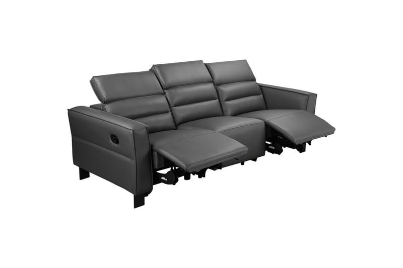 Carpari Reclinersoffa 3-sits - Grå - Möbler - Vardagsrum - Soffor - Reclinersoffor & Biosoffor