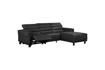 Carpari Reclinersoffa 3-sits - Svart - Möbler - Vardagsrum - Soffor - Reclinersoffor & Biosoffor