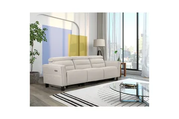 Carpari Reclinersoffa 3-sits - Vit - Möbler - Vardagsrum - Soffor - Reclinersoffor & Biosoffor