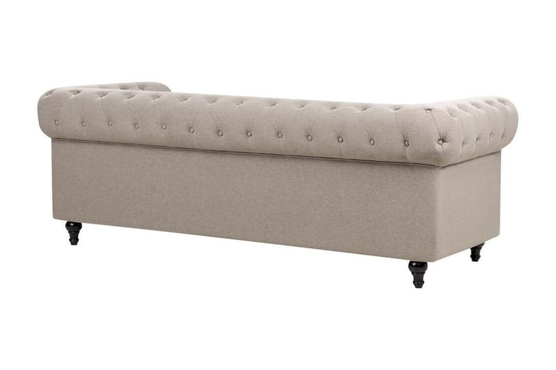Casonya Soffa 3-sits - Beige/Mörkt trä - Möbler - Vardagsrum - Soffor - 3-sits soffor