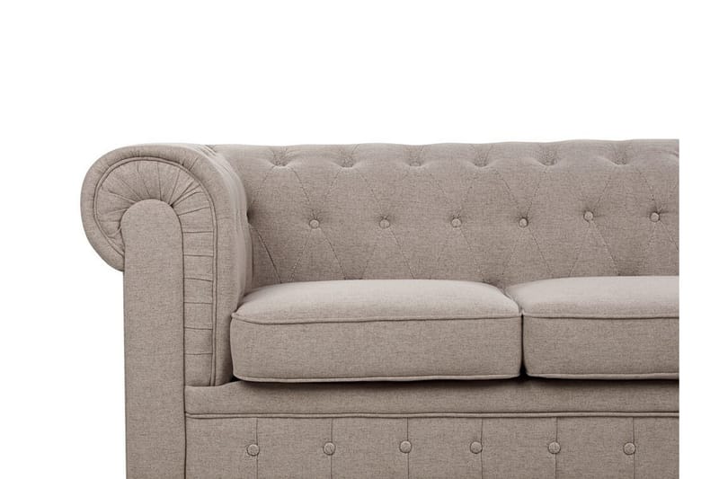 Casonya Soffa 3-sits - Beige/Mörkt trä - Möbler - Vardagsrum - Soffor - 3-sits soffor