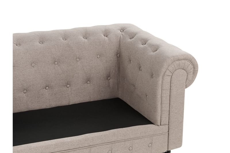 Casonya Soffa 3-sits - Beige/Mörkt trä - Möbler - Vardagsrum - Soffor - 3-sits soffor