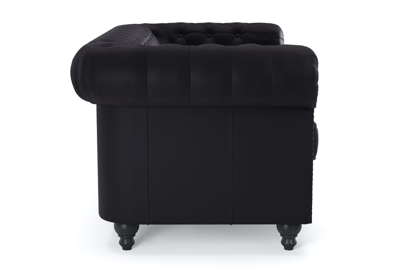 Chesterfield Deluxe 2-sits Soffa - Svart - Möbler - Vardagsrum - Soffor - 2-sits soffor