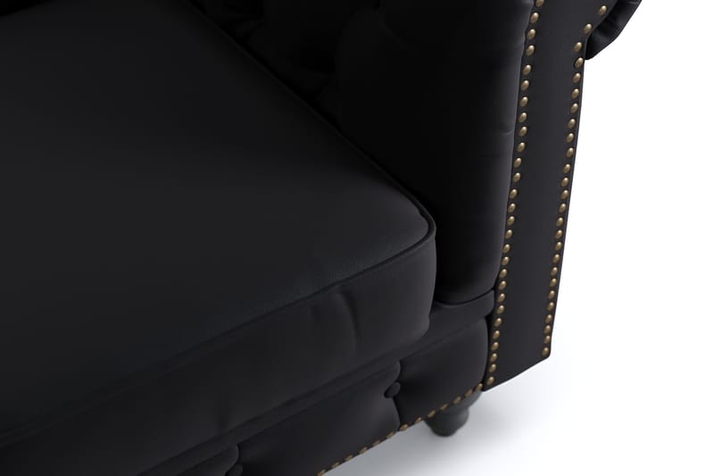 Chesterfield Deluxe 2-sits Soffa - Svart - Möbler - Vardagsrum - Soffor - 2-sits soffor