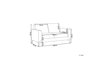 Chet Soffa 3-sits - Svart - Möbler - Vardagsrum - Soffor - 3-sits soffor