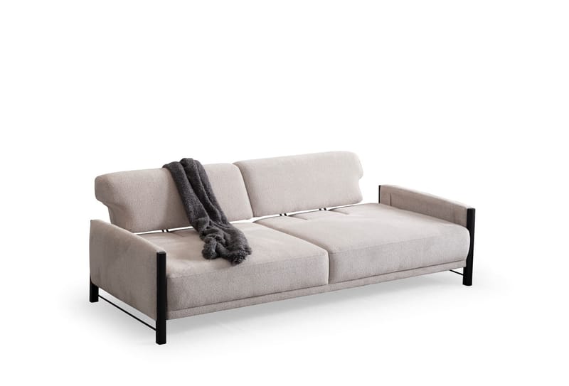 Childress 3-sits Soffa Chenille - Beige - Möbler - Vardagsrum - Soffor - 3-sits soffor