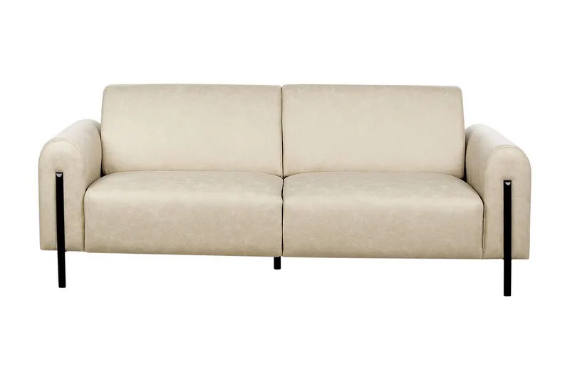 Christa Soffa 3-sits, Beige/Svart