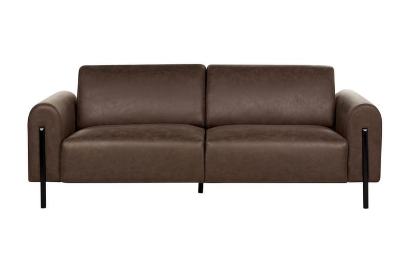 Christa Soffa 3-sits - Brun/Svart - Möbler - Vardagsrum - Soffor - 3-sits soffor