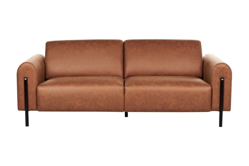 Christa Soffa 3-sits, Brun/Svart