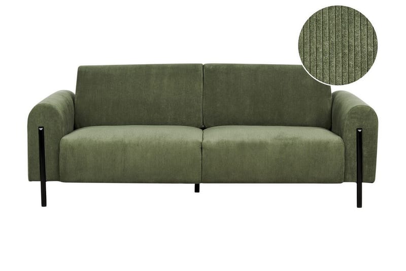 Christa Soffa 3-sits - Grön/Svart - Möbler - Vardagsrum - Soffor - 3-sits soffor
