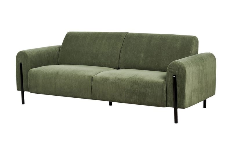 Christa Soffa 3-sits - Grön/Svart - Möbler - Vardagsrum - Soffor - 3-sits soffor